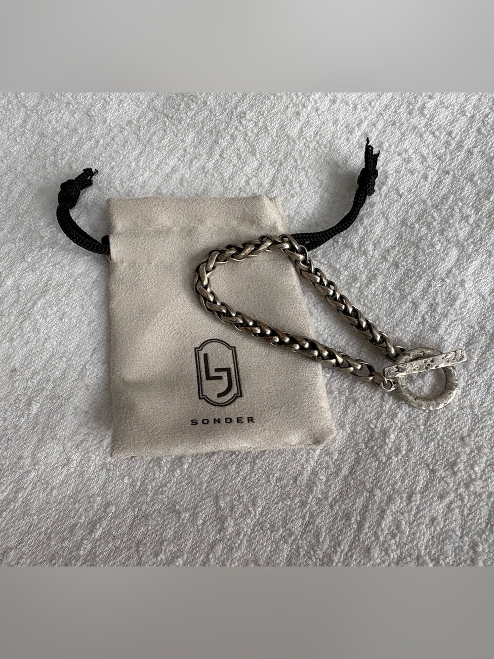 LJ Sonder Silver Chunky Chain Bracelet